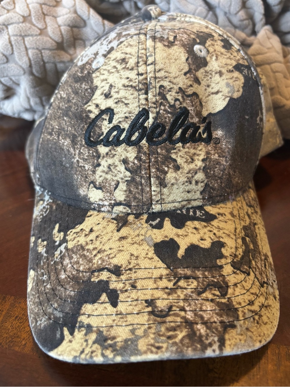 Cabela's Camouflage Brown and Tan Baseball Cap